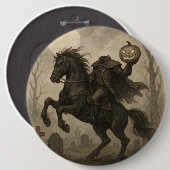Halloween/Herbst: Vintag/gotisch Button (Vorne & Hinten)