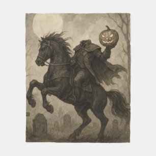 Halloween/Herbst: Vintag/gotisch Fleecedecke