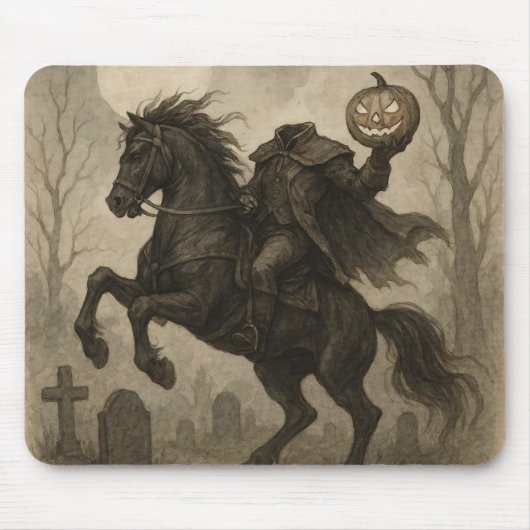 Halloween/Herbst: Vintag/gotisch Mousepad (Vorne)