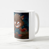 Halloween/Herbst/Werwolf/Cartoon Kaffeetasse (VorderseiteRechts)
