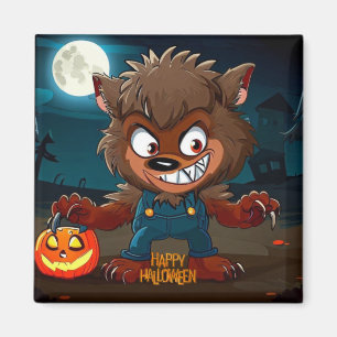 Halloween/Herbst/Werwolf/Cartoon Magnet
