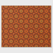 Halloween Herbstblatt-Musterdesign Geschenkpapier (Flach)