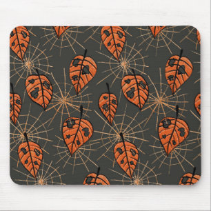Halloween-Herbstblätter Mousepad