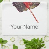 Halloween-Herbstblätterblättriger Erntedank Geschirrtuch (Gefaltet)