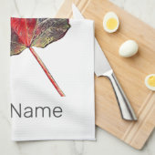 Halloween-Herbstblätterblättriger Erntedank Geschirrtuch (Viertel Falte)