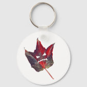 Halloween-Herbstblätterblättriger Erntedank Schlüsselanhänger (Vorderseite)