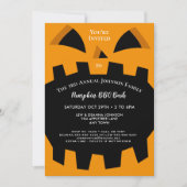 Halloween Herbstfamilie Freunde Wiedersehen oder P Einladung (Vorderseite)