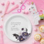 Halloween-Herbstherbst Lila Pappteller (Party)