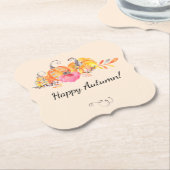 Halloween Herbstkürme Wasserfarbenfarbe Untersetzer (angewinkelt)