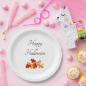 Halloween Herbstlaubs Elegant Pappteller (Party)