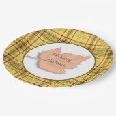 Halloween Herbstleaf Party Teller (Schrägansicht)