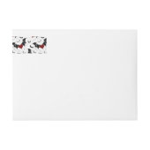 Halloween-Herz mit schwarzen Fledermausflügeln (Vorderseite)