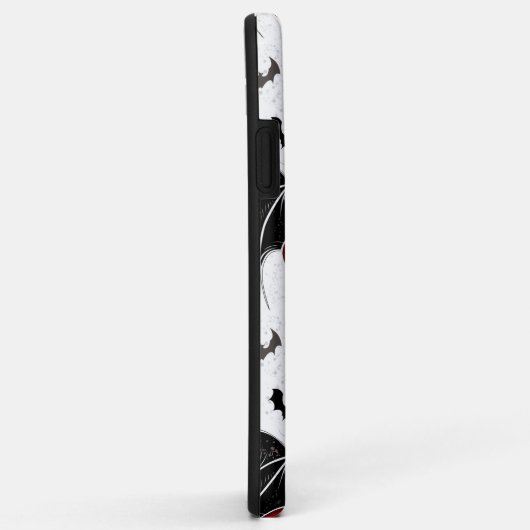 Halloween-Herz mit schwarzen Fledermausflügeln Case-Mate iPhone Hülle (Hinten/Rechts)