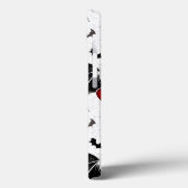 Halloween-Herz mit schwarzen Fledermausflügeln Case-Mate iPhone Hülle (Rückseite / Links)