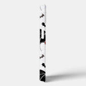 Halloween-Herz mit schwarzen Fledermausflügeln Case-Mate iPhone Hülle (Rückseite / Rechts)