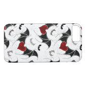 Halloween-Herz mit schwarzen Fledermausflügeln Case-Mate iPhone Hülle (Rückseite (Horizontal))