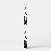 Halloween-Herz mit schwarzen Fledermausflügeln Case-Mate iPhone Hülle (Rückseite / Rechts)