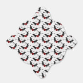 Halloween-Herz mit schwarzen Fledermausflügeln Geschenkschachtel (Ungefaltet)