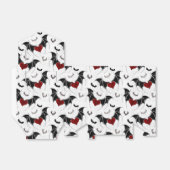 Halloween-Herz mit schwarzen Fledermausflügeln Geschenkschachtel (Ungefaltet)