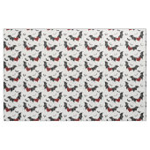 Halloween-Herz mit schwarzen Fledermausflügeln Stoff (Fat Quarter (45,7 x 55,9 cm))