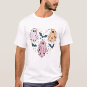 HALLOWEEN HERZ VON GHOSTS CUSTOM T-Shirt (Vorderseite)