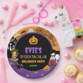 Halloween Hexa Dracula Kürbislaterne Pumpkins Pappteller (Party)