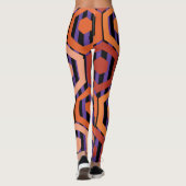 Halloween Hexagons Leggings (Rückseite)