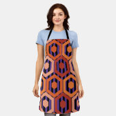 Halloween Hexagons Schürze (Getragen)