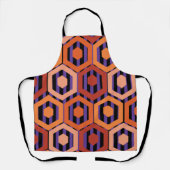 Halloween Hexagons Schürze (Vorderseite)