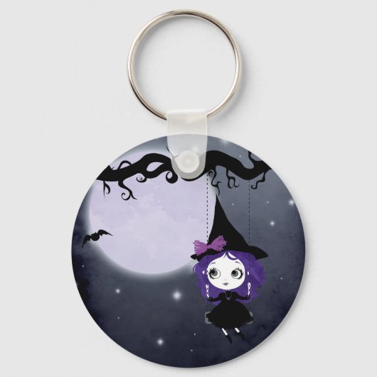 Halloween Hexan Keychan Schlüsselanhänger (Vorderseite)