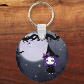 Halloween Hexan Keychan Schlüsselanhänger (Vorderseite)