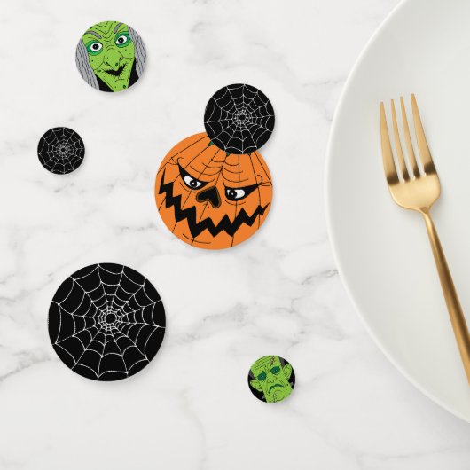Halloween Hexch Pumpkin Frankenstein Monster Konfetti (Gruppe)