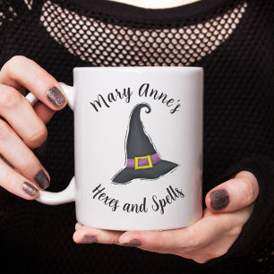 Halloween Hexches Hat Niedliches Whimsikskript Kaffeetasse