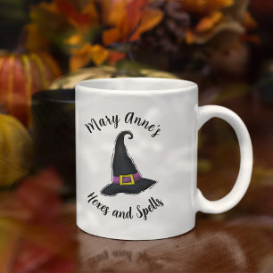 Halloween Hexches Hat Niedliches Whimsikskript Kaffeetasse