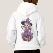 Halloween, Hexe 1 Baby, niedliche Hexe, Herbstferi Hoodie (Rückseite)