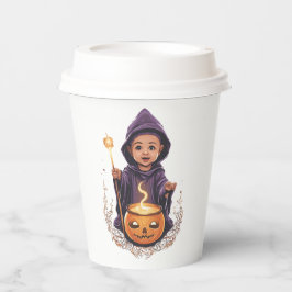 Halloween, Hexe 6 Baby, niedliche Hexe, Spaß für K Pappbecher
