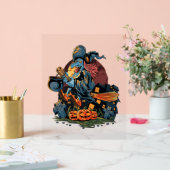 Halloween Hexe Acrylschild (Hochzeit)