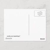 Halloween Hexe auf dem Handy Postkarte (Rückseite)