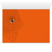 Halloween Hexe auf der Broomstick Fun Grußkarte (Innenansicht Horizontal (Unten))