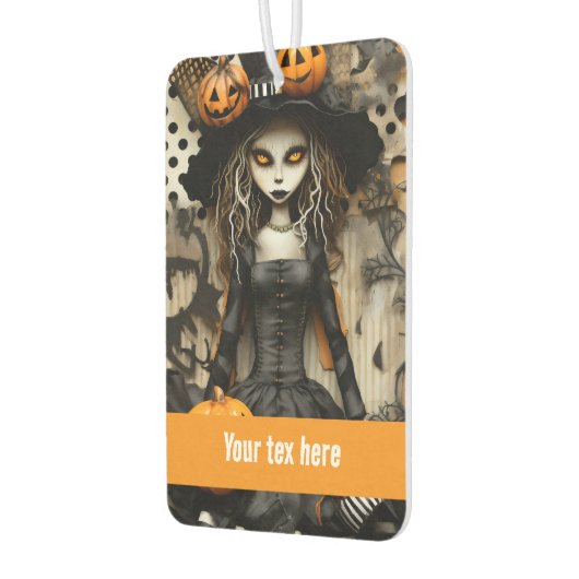 Halloween Hexe Autolufterfrischer (Links)
