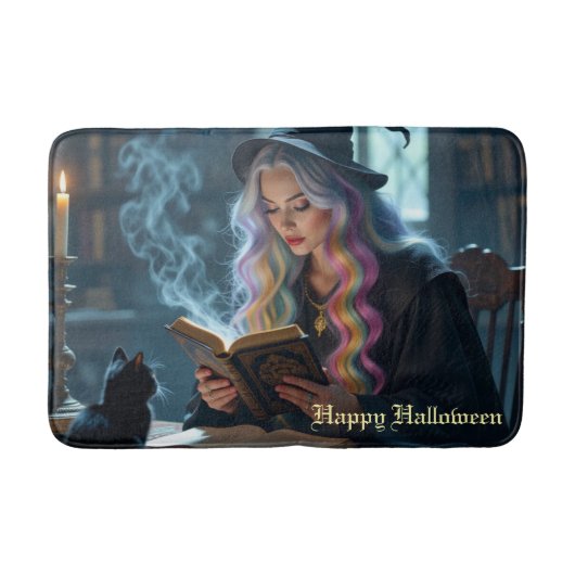 Halloween. Hexe Badematte (Vorderseite)