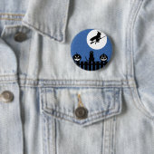 Halloween-Hexe Button (Beispiel)