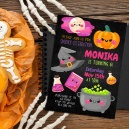Halloween Hexe Cauldron Einladung zum Geburtstag
