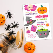 Halloween Hexe Cauldron Einladung zum Geburtstag