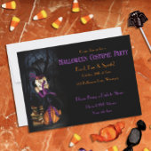 Halloween Hexe Einladung