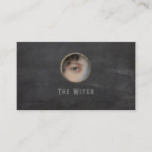 Halloween Hexe Eye Macabre Visitenkarte (Vorderseite)