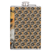 Halloween Hexe Flachmann (Rückseite)