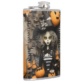 Halloween Hexe Flachmann (Rechts)