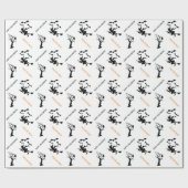 Halloween Hexe, Fledermäuse und Baum mit niedliche Geschenkpapier (Flach)