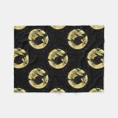 Halloween Hexe Fleecedecke (Vorderseite (Horizontal))